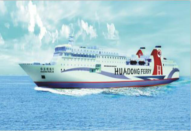 榮中韓航線首艘新建客滾船“華東明珠8”影院、酒吧、KTV音視頻燈光